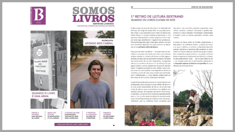 Sandra Barão Nobre - A Biblioterapeuta - Biblioterapia - Revista Somos LIvros Maio 2020 - 1